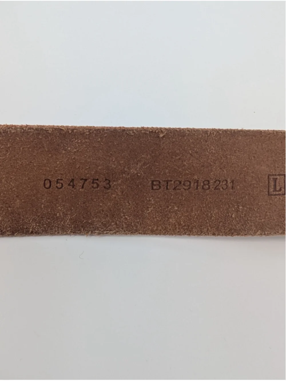 Fossil BT2918231 Leather Belt L Brown Gold Paisley Embossed Rhinestone Buckle